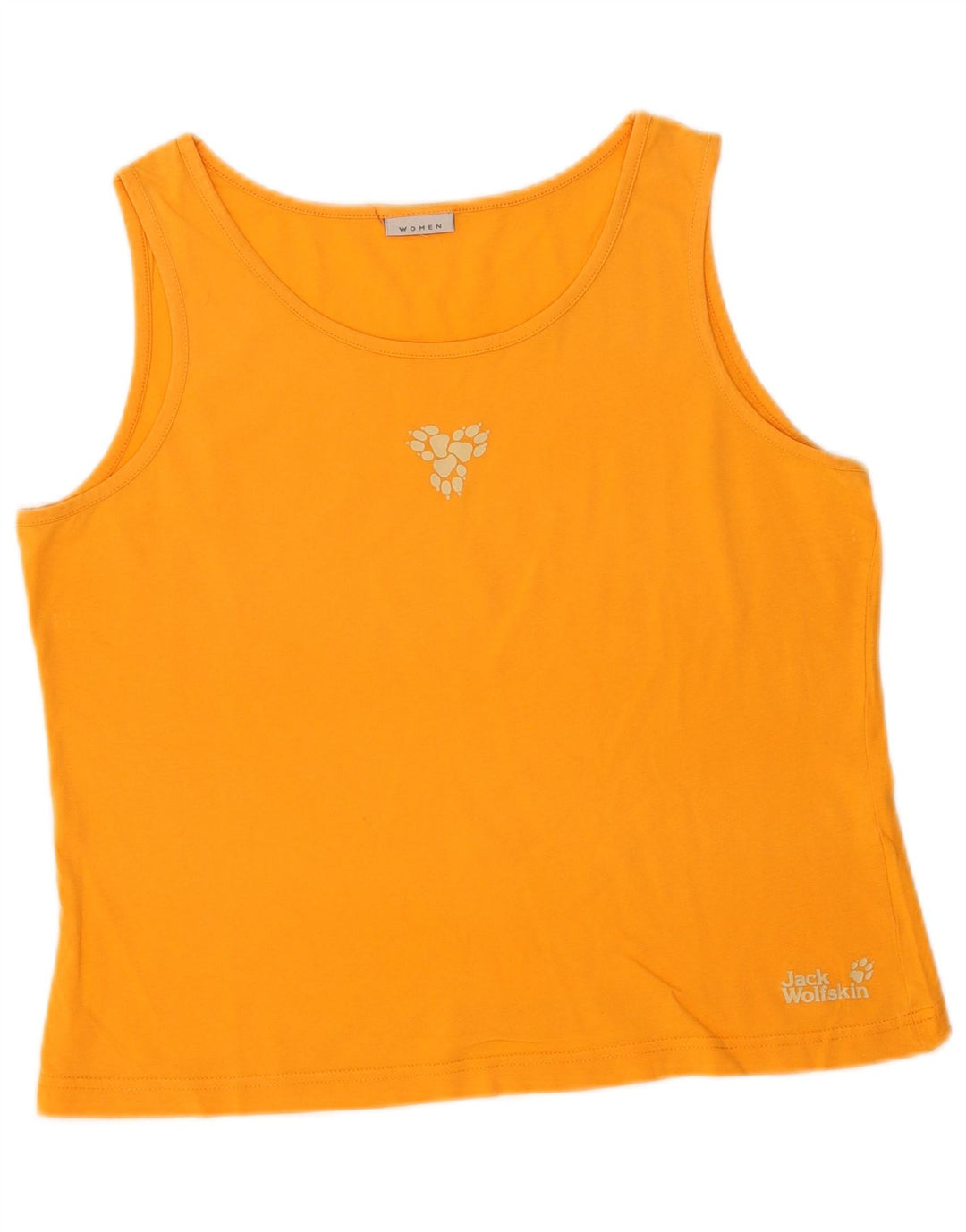 JACK WOLFSKIN Womens Vest Top UK 14 Large Orange