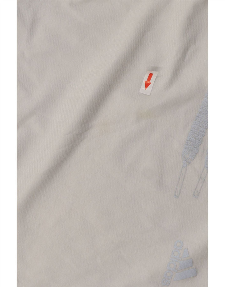 Adidas Mens T-Shirt Top Large Blue Cotton