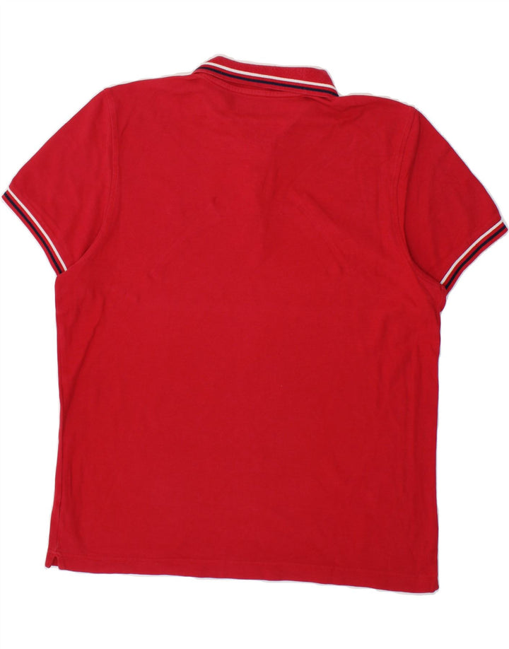 LOTTO Mens Polo Shirt XL Red Cotton Vintage Lotto and Second-Hand Lotto from Messina Hembry 