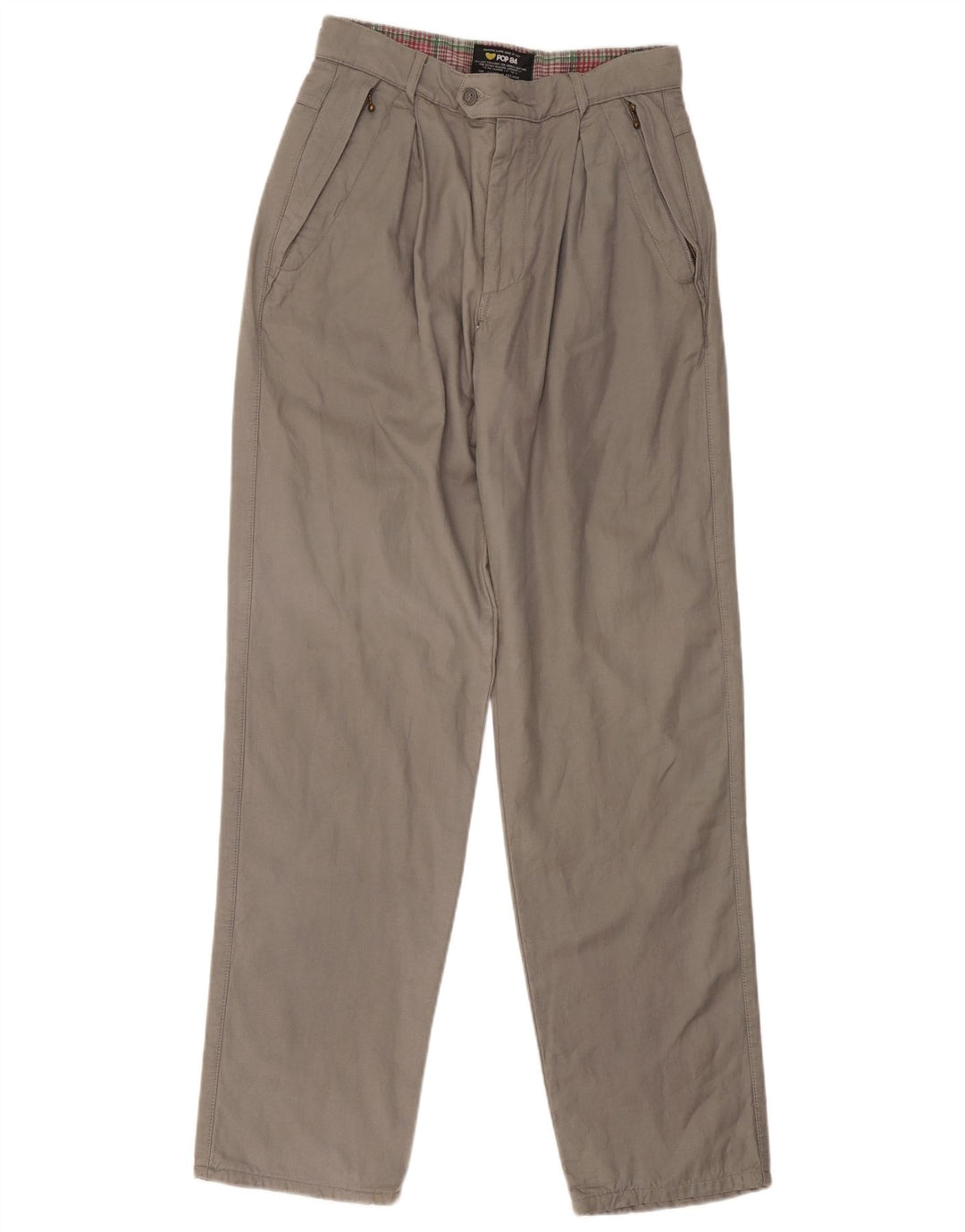 POP 84 Herren-Anzughose mit Pegged-Anzug, W34 L34, graue Viskose