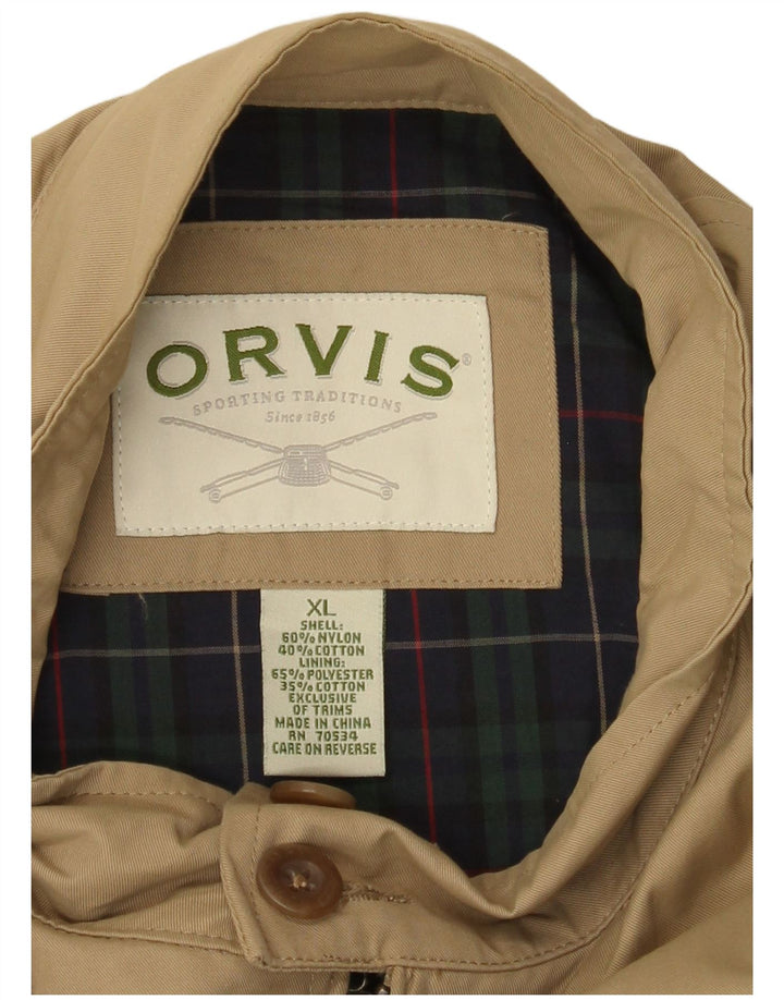 Orvis Bomberjakke til mænd UK 42 XL Beige Nylon