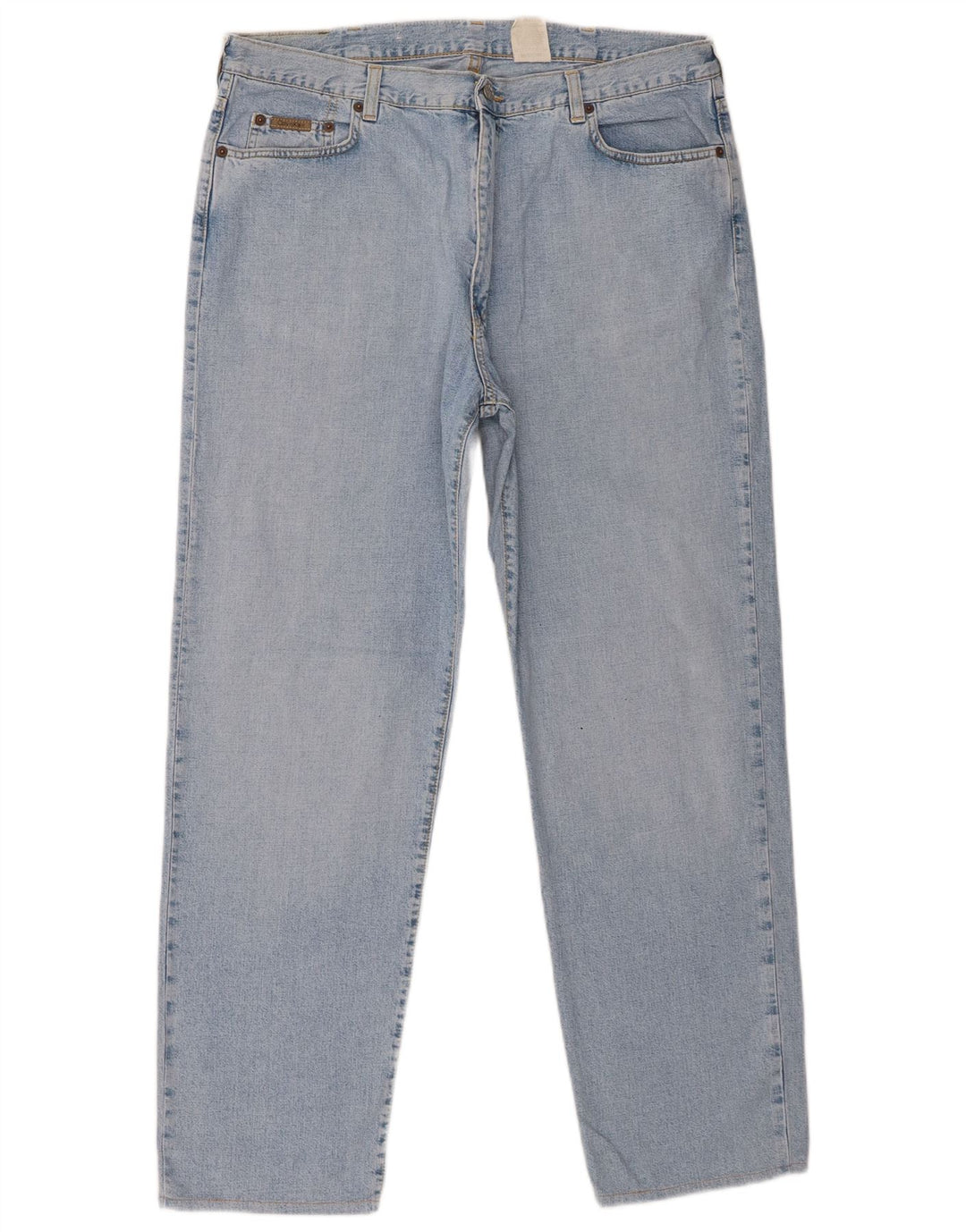 Calvin Klein Mens Straight Jeans W38 L29 Blue Cotton