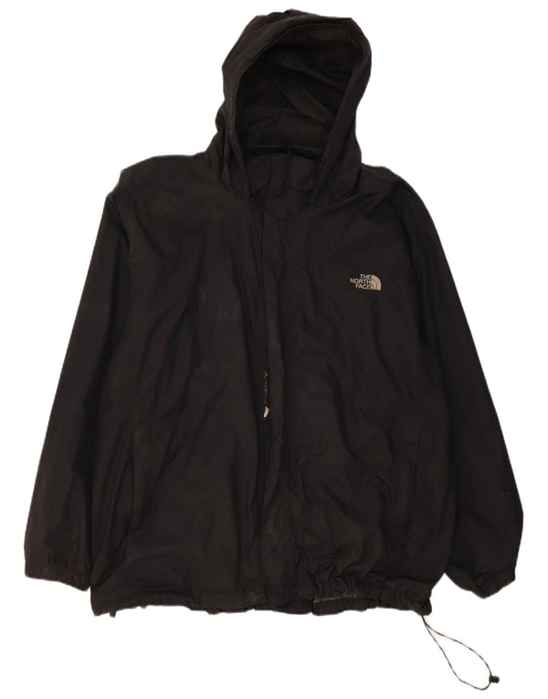 Męska kurtka przeciwdeszczowa z kapturem The North Face UK 44 2XL z czarnego nylonu