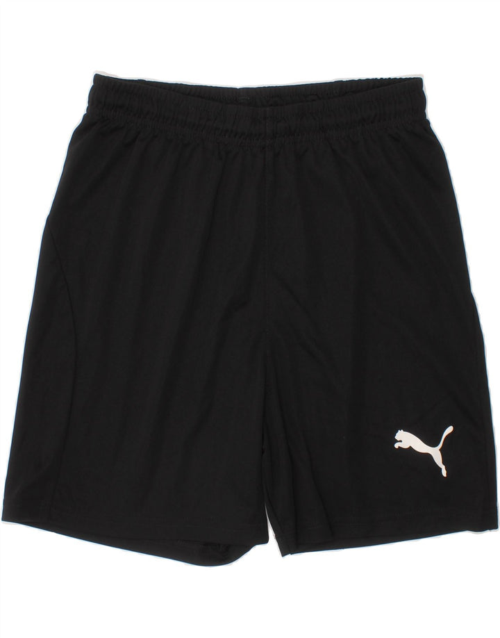 PUMA Girls Sport Shorts 13-14 Years  Black Polyester Vintage Puma and Second-Hand Puma from Messina Hembry 