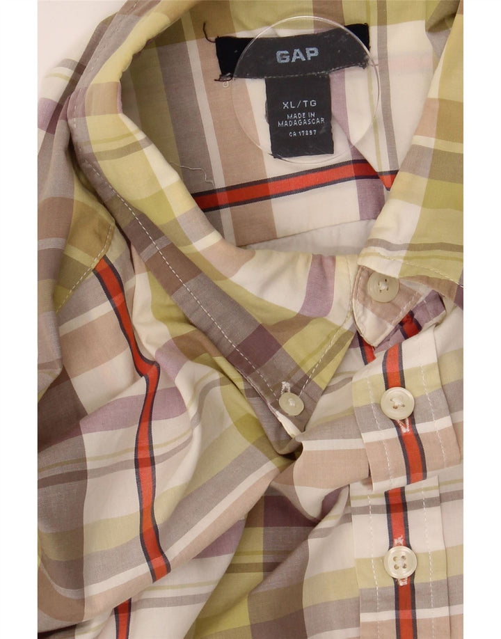 GAP Mens Shirt XL Multicoloured Check Vintage Gap and Second-Hand Gap from Messina Hembry 