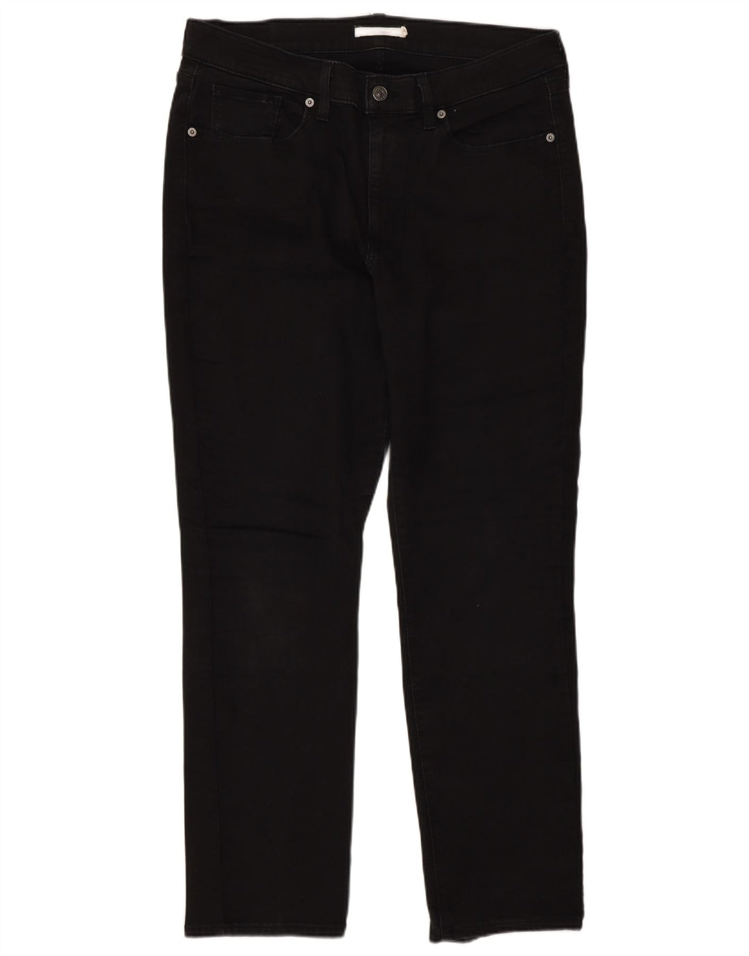 Levi's Damen Classic Straight Jeans W32 L30 Schwarze Baumwolle