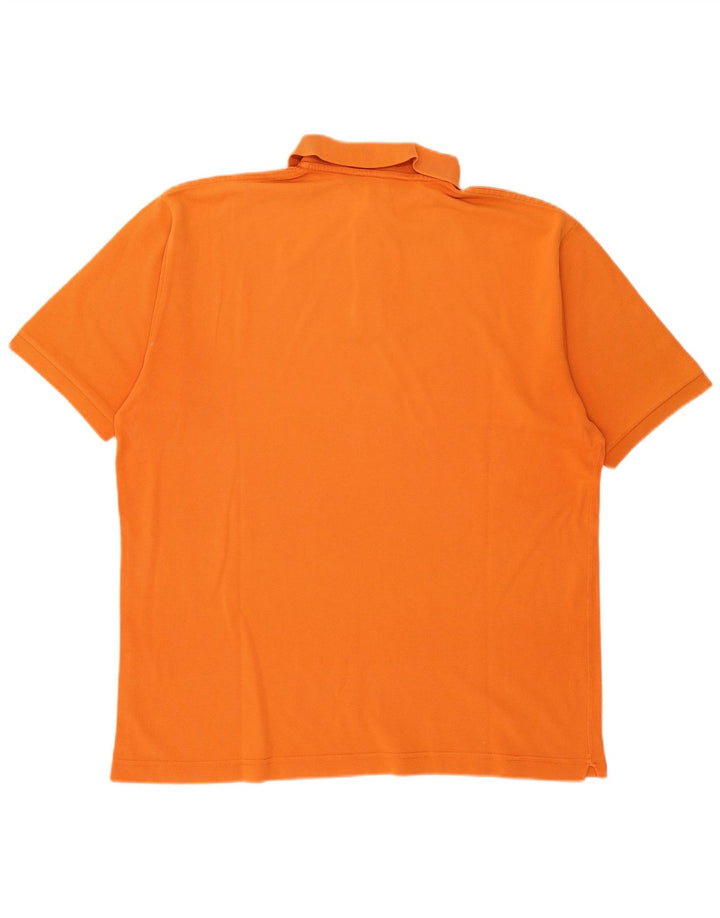 Kappa Mens Polo Shirt XL Orange Cotton