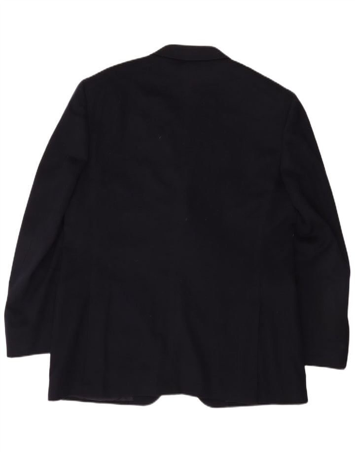 Giacca Blazer 3 Bottoni Uomo Canali IT 52 XL Blu Navy Lana