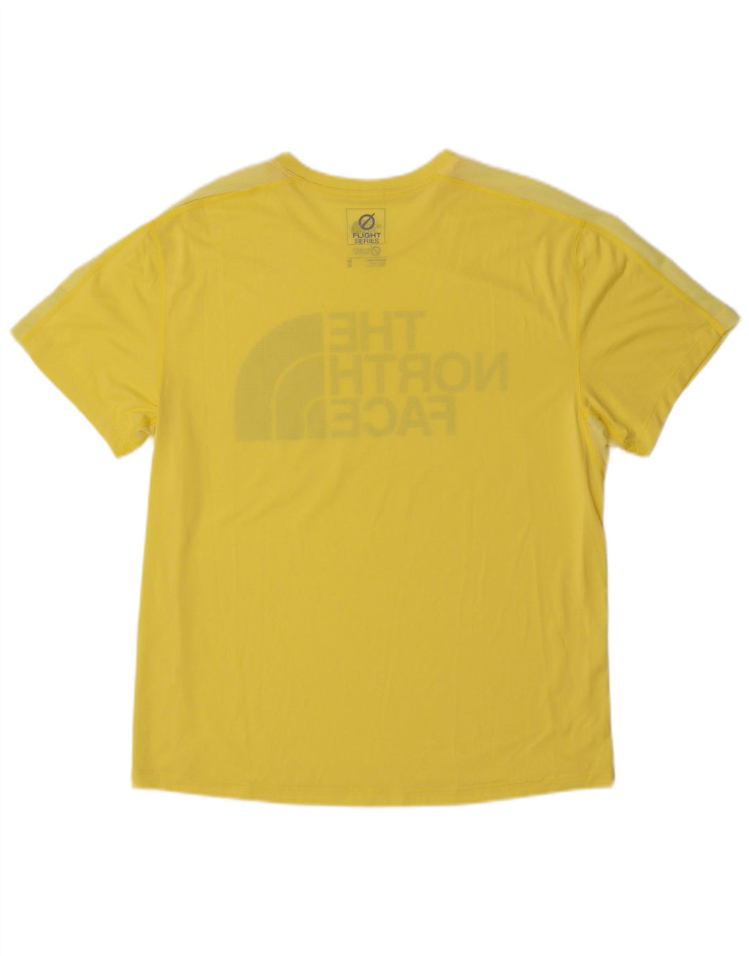 Męski T-shirt z grafiką The North Face, średni żółty