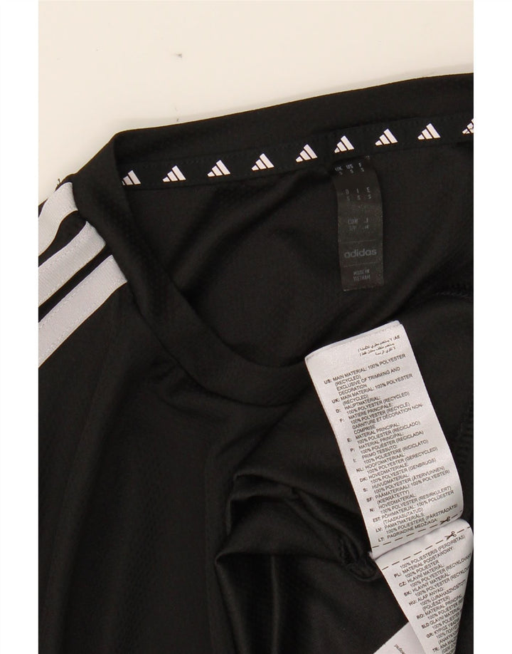 ADIDAS Mens Aeroready T-Shirt Top Small Black Polyester Vintage Adidas and Second-Hand Adidas from Messina Hembry 