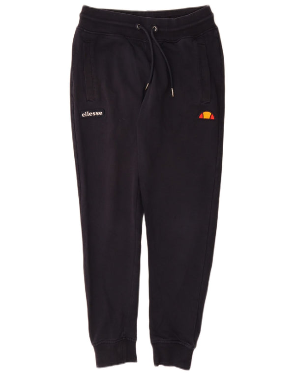 Женский спортивный костюм Ellesse с графическим принтом, брюки для бега, UK 6 XS, темно-синий, хлопок