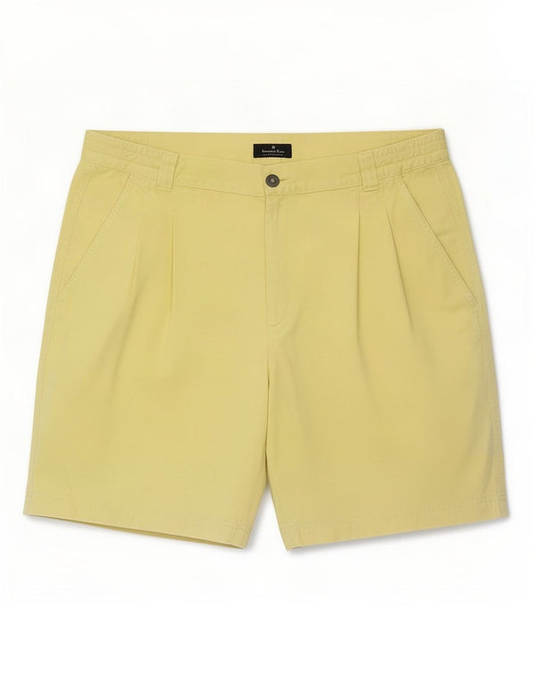 Ermenegildo Zegna Short Chino Homme IT 52 XL W34 Jaune Coton