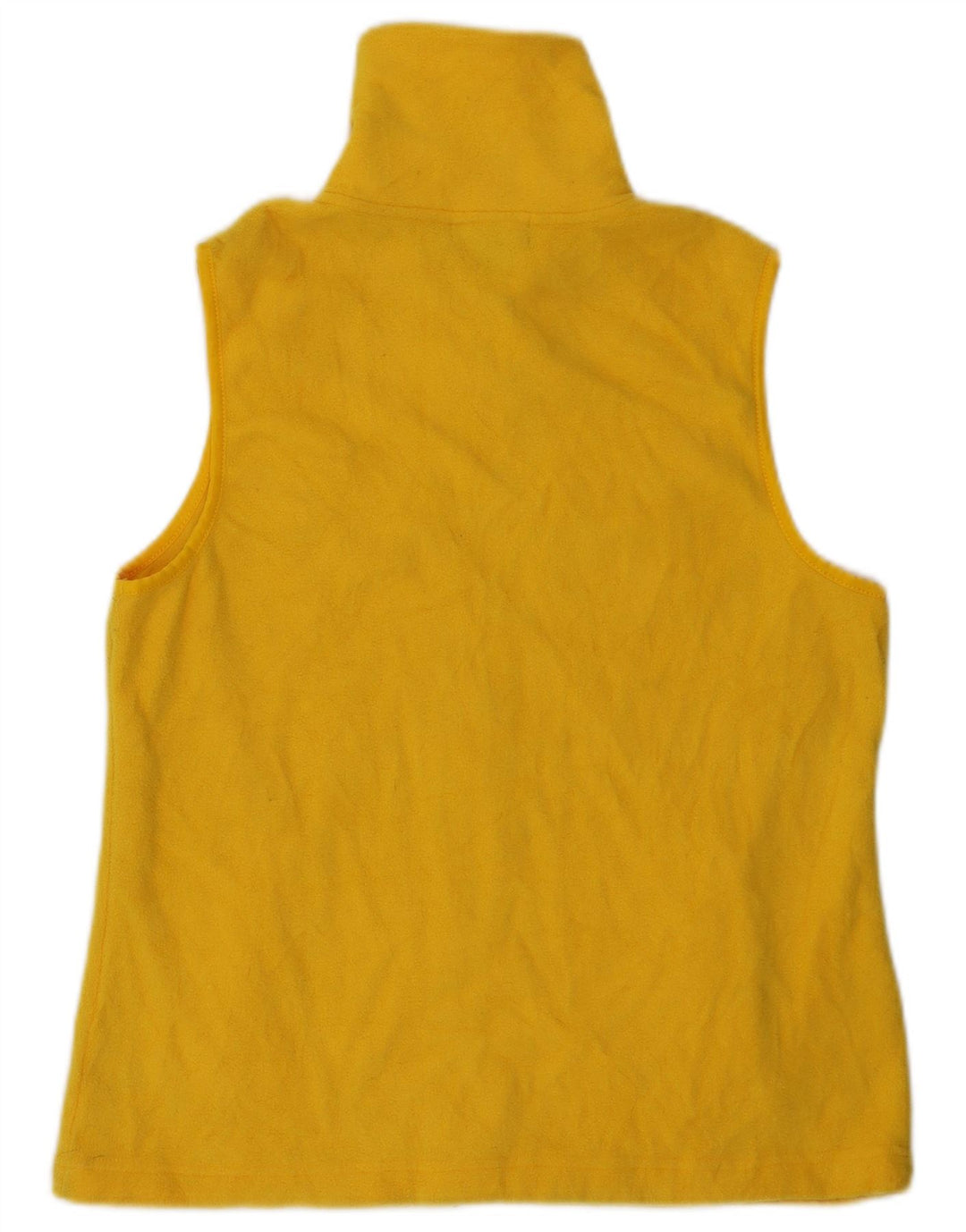 Chaps Womens Fleece Gilet UK 16 Large Yellow Polyester