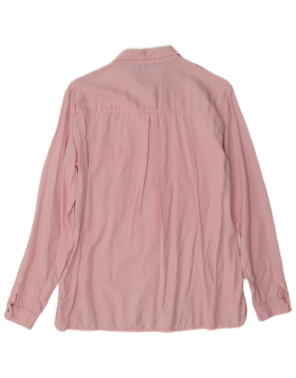 Zara Womens Military Oversized Shirt UK 10 Small Pink