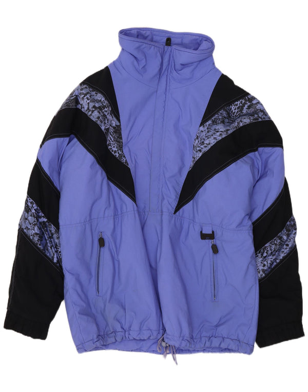 Alasca Herren Skijacke XL Blau Colourblock Polyamid Retro