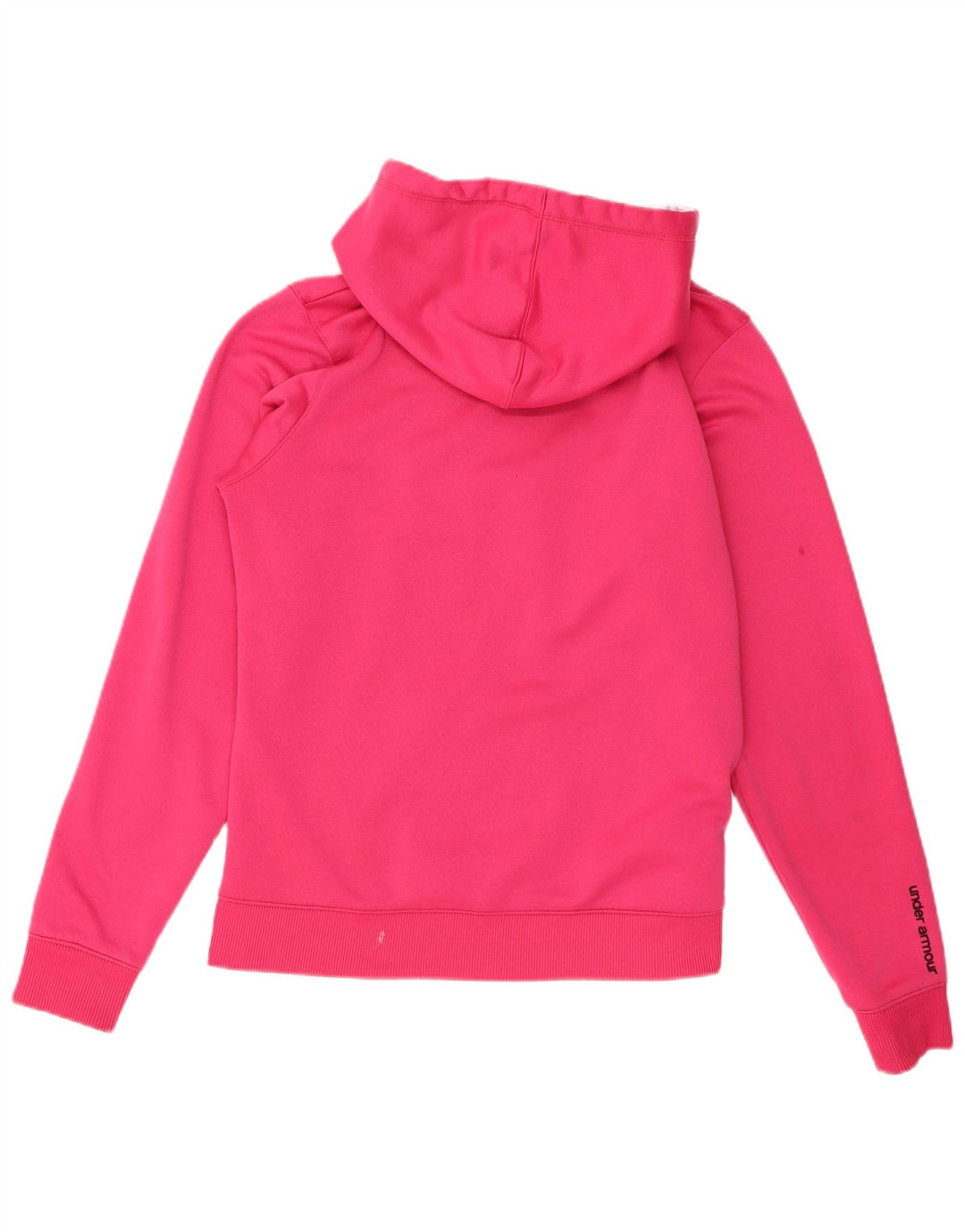 Under Armour Womens Graphic Hoodie Pullover UK 14 Mittelrosa Polyester