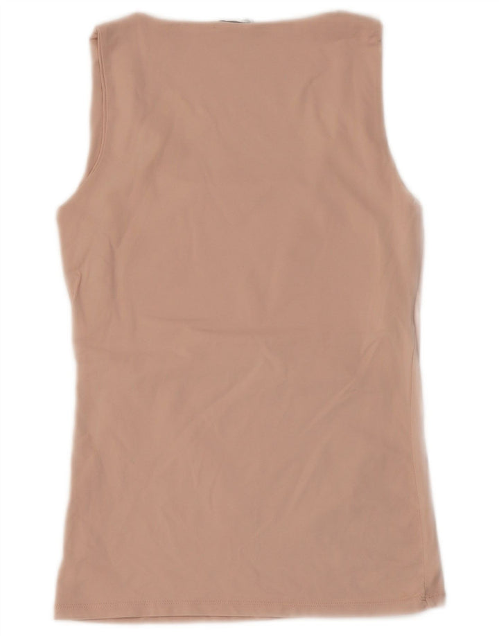 Zara Damevest Top UK 12 Medium Pink