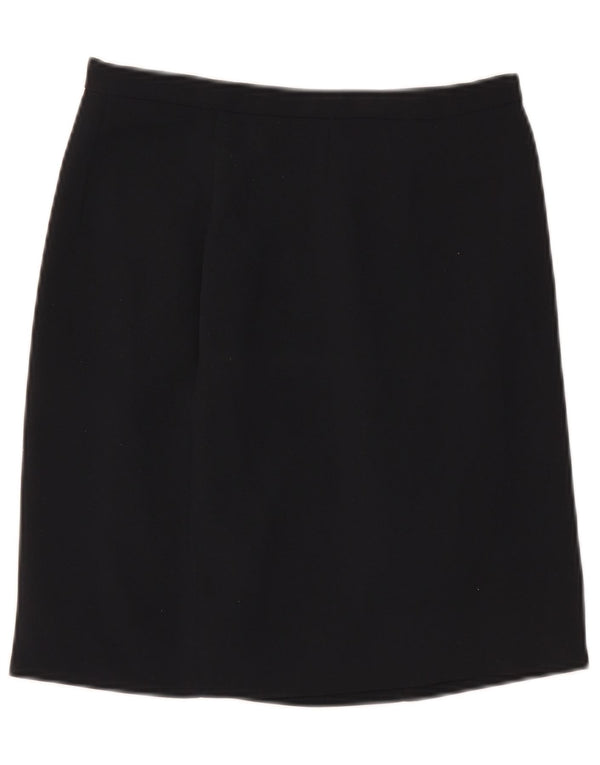 Женская мини-юбка Zara EU 40 Medium W30 Темно-синий полиэстер