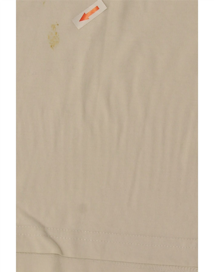 Reebok Mens Loose Fit T-Shirt Top Small White