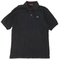 KAPPA Mens Polo Shirt XL Black Cotton