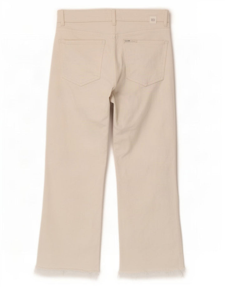 Женские укороченные джинсы Zara EU 40 Medium W30 L23 белые
