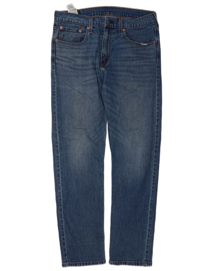 Levi's Mens 502 Tapered Jeans W32 L32 Blue Cotton