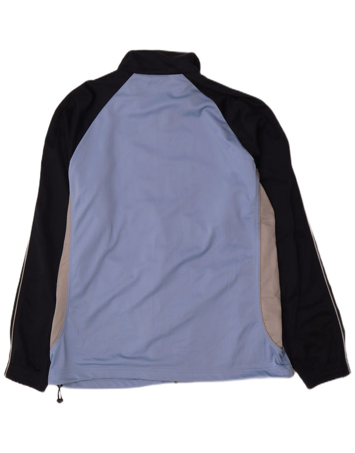 Diadora Mens Tracksuit Top Jacket 2XL Blue Colourblock Polyester