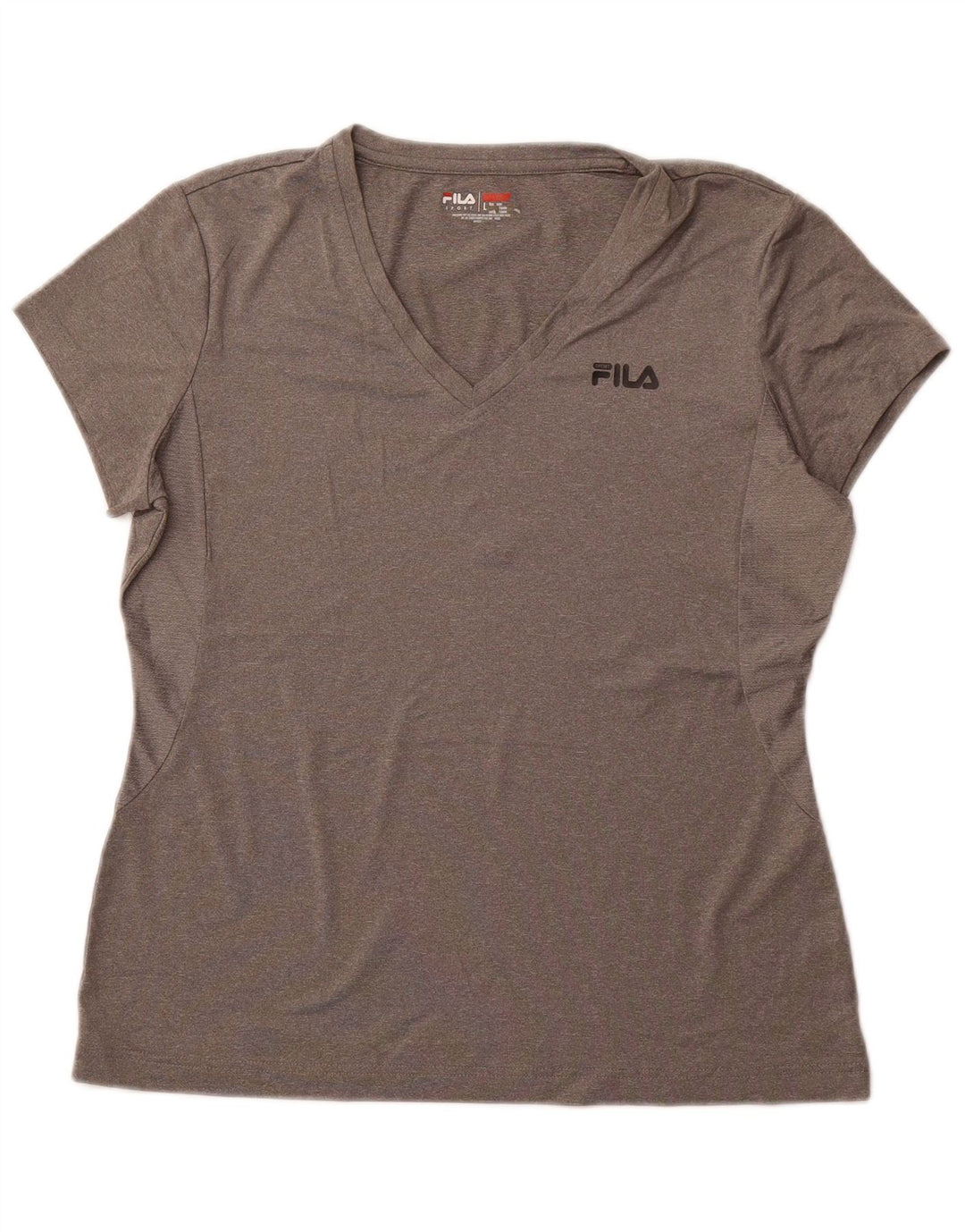 FILA Womens T-Shirt Top UK 16 Large Grey Polyester