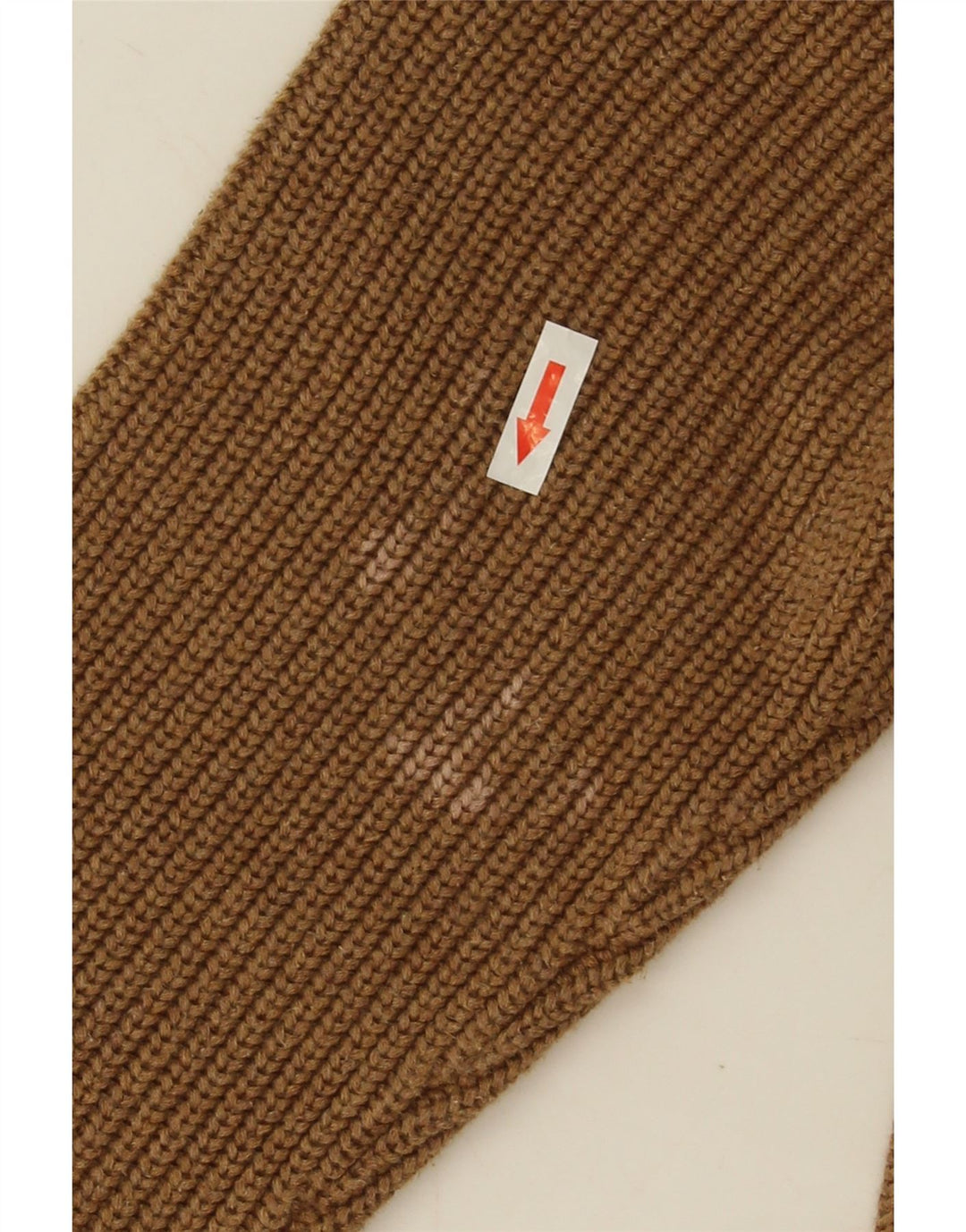 Tommy Hilfiger Mens Boat Neck Jumper Sweater Medium Brown Cotton
