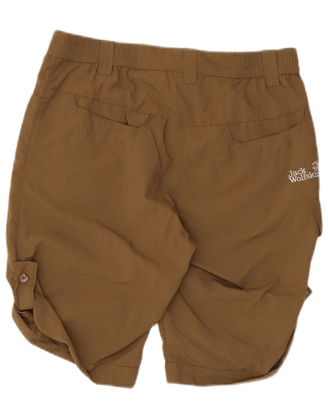 Pantaloncini cargo da donna Jack Wolfskin UK 8/10 Small W30 Beige Poliammide