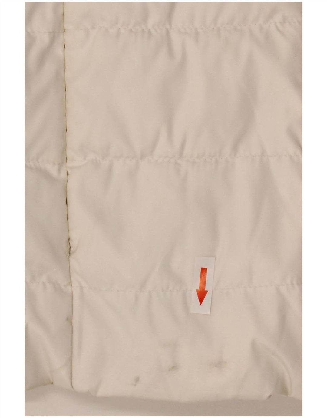 Superdry Womens Hooded Padded Jacket UK 14 Large White Polyester