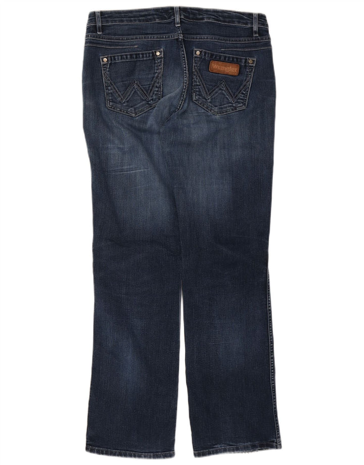 Wrangler Womens Sara Straight Jeans W32 L32 Blue Cotton