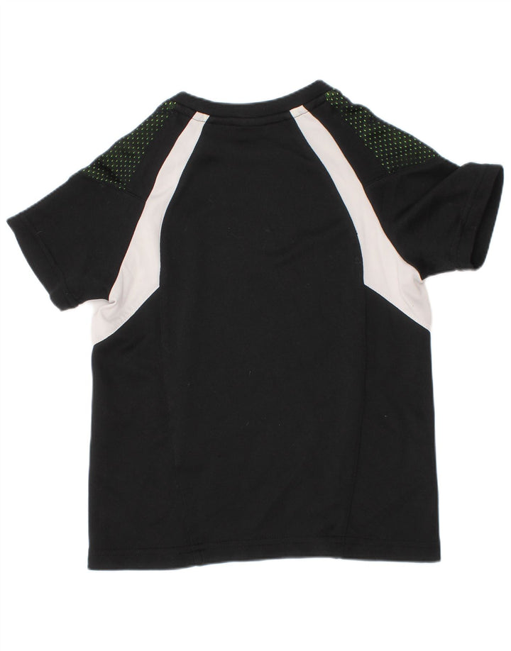 Puma T-Shirt Garçon 4-5 Ans Noir Colorblock Polyester