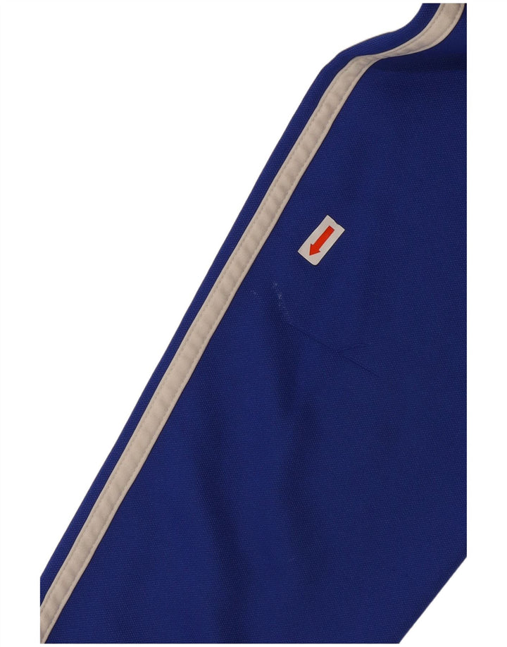 ADIDAS Herre Climalite Pullover træningsdragt Top Medium Blue Colourblock