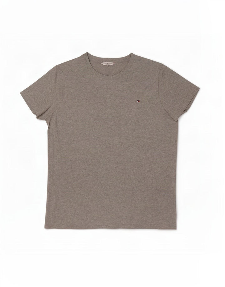 Tommy Hilfiger Mens T-Shirt Top Medium Grey Cotton