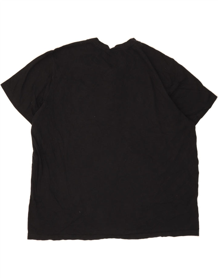 EDDIE BAUER Mens T-Shirt Top 2XL Black Cotton Vintage Eddie Bauer and Second-Hand Eddie Bauer from Messina Hembry 