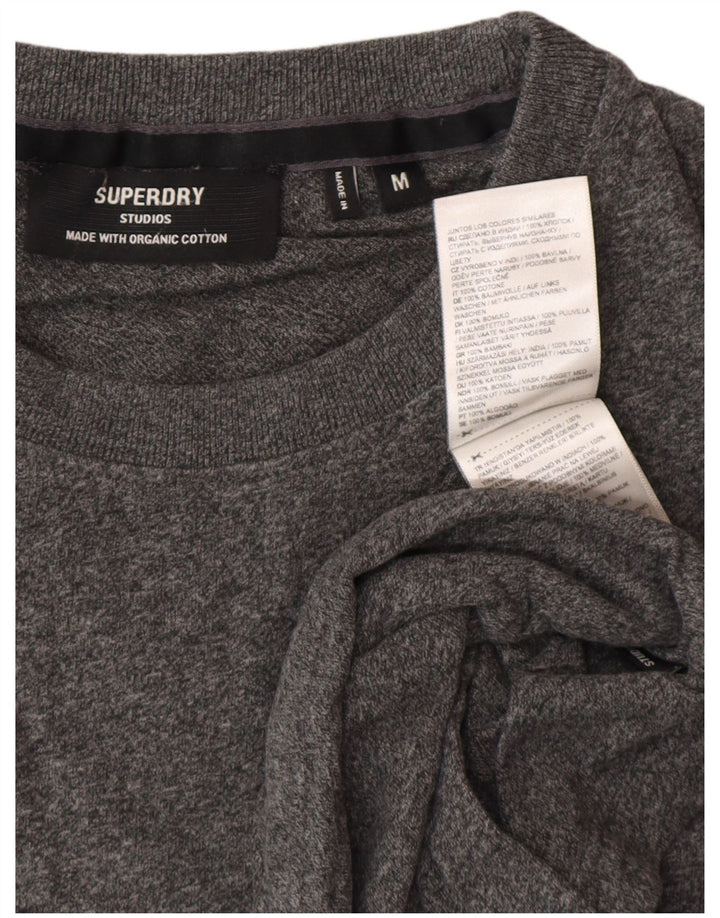 Superdry muška majica kratkih rukava Srednje sivi pamuk