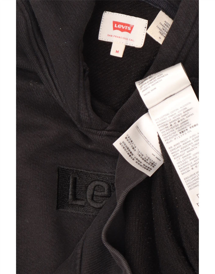 Levi's Herren-Kapuzenpullover mit Grafik, mittelschwarz, Baumwolle