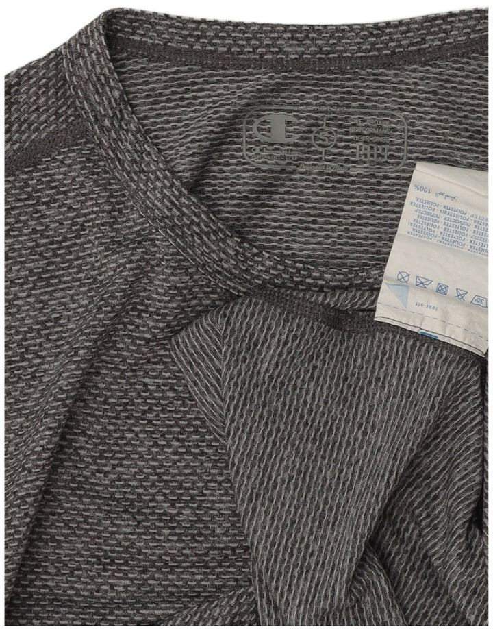 Ανδρικό T-Shirt Champion Top Small Grey Flecked Polyester
