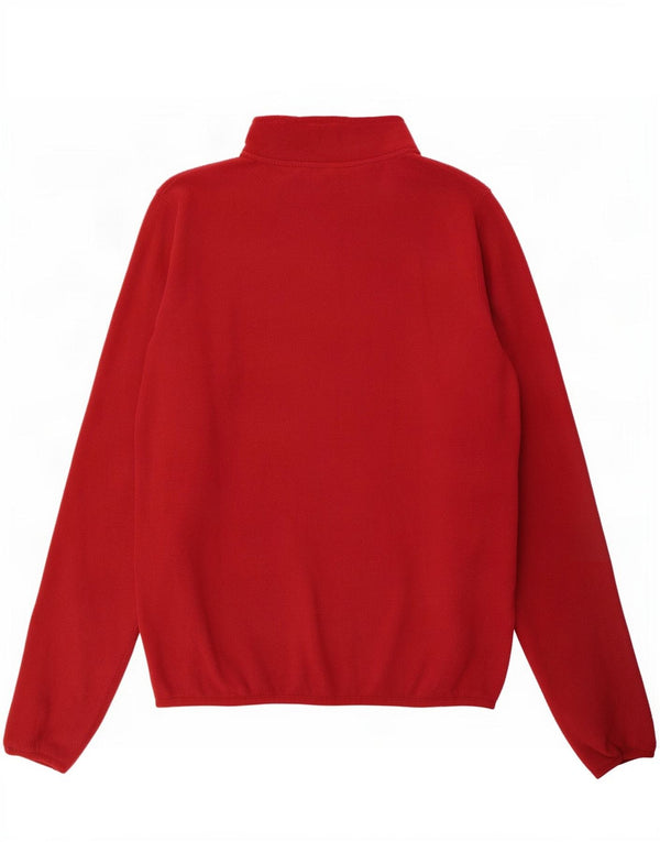 The North Face Damen Polartec Zip Neck Fleece Pullover UK 14 Large Rot