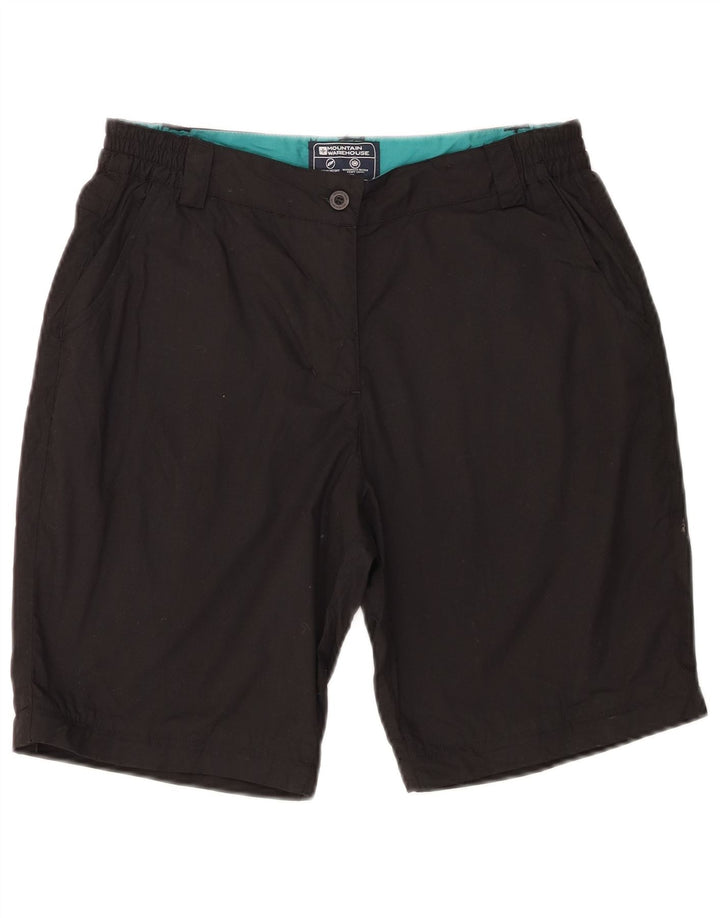 Pantaloncini chino da donna Mountain Warehouse UK 10 piccoli W28 poliestere nero