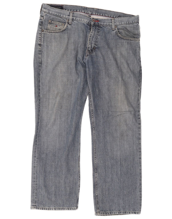 Tommy Hilfiger Mens Straight Jeans W38 L30 Blue Cotton