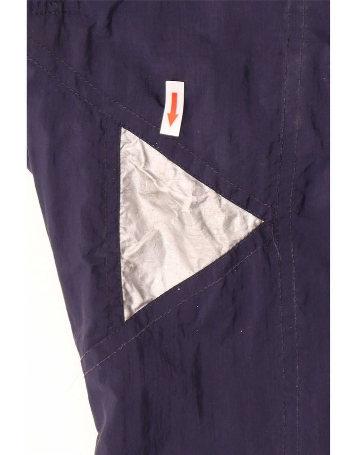 Combinaison de ski vintage pour homme IT 48 Medium Navy Blue Colourblock Polyamide