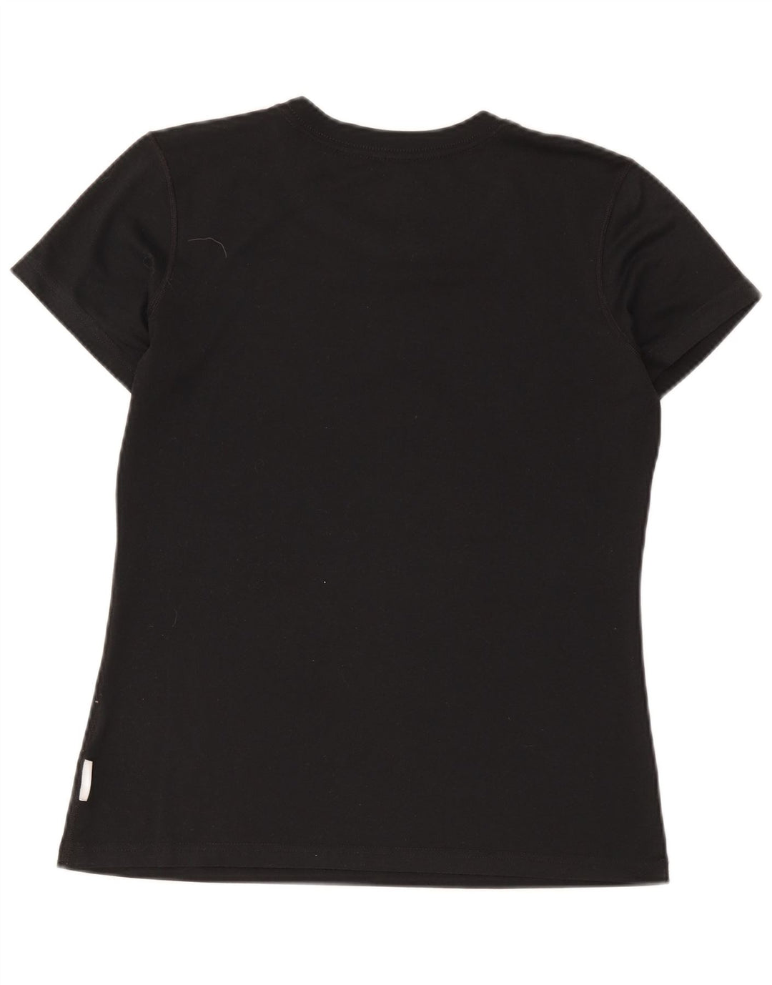 Nike Womens Dri Fit Graphic T-Shirt Top UK 14 Medium Black