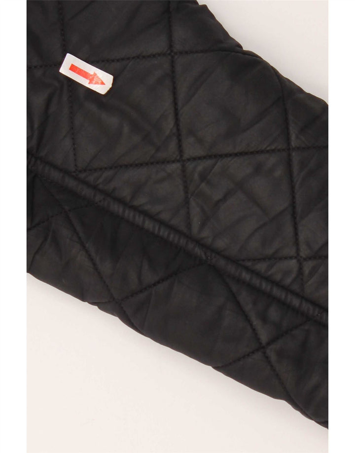 Jaqueta acolchoada masculina Barbour UK 36 poliéster azul marinho pequeno