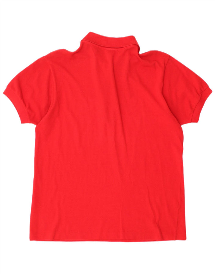 Polo da donna Lacoste taglia 40 media rossa in cotone