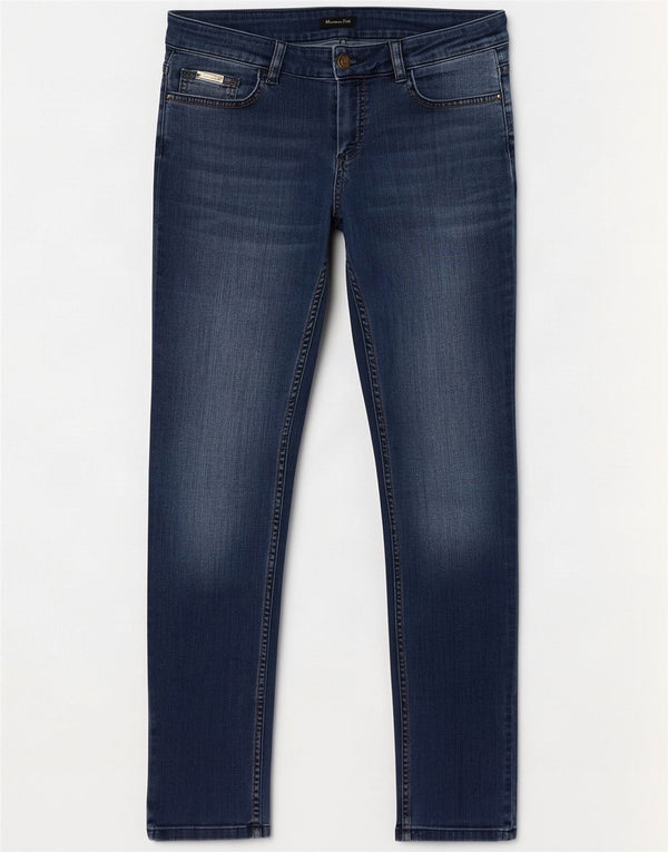 Massimo Dutti Jeans Slim Mujer EU 40 Medium W30 L31 Azul