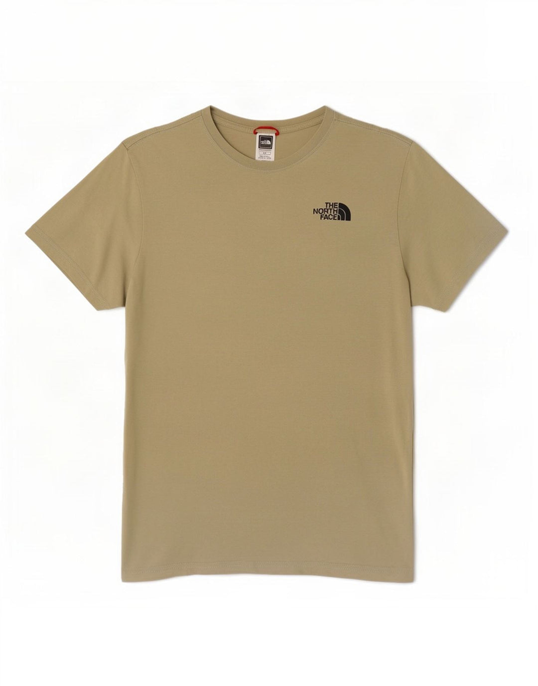 T-shirt grafica da uomo The North Face Top in cotone kaki medio