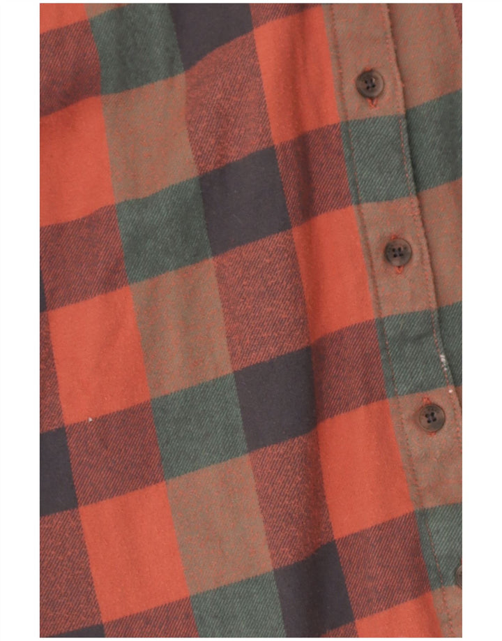 Fat Face Womens Flannel Shirt UK 12 Medium Multicoloured Gingham Cotton