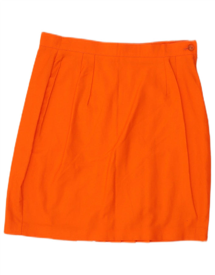 I GABBIANI Plisseret nederdel til kvinder IT 44 Medium W28 Orange